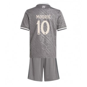 Real Madrid Luka Modric #10 Dětské Alternativní dres komplet 2024-25 Krátký Rukáv (+ trenýrky)